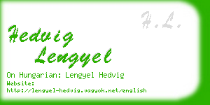 hedvig lengyel business card